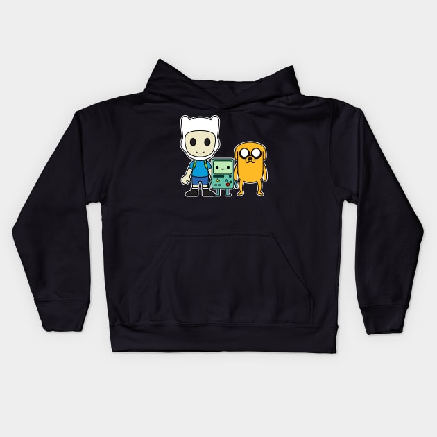 Adventure Time Kids Hoodie by Chibi Pops